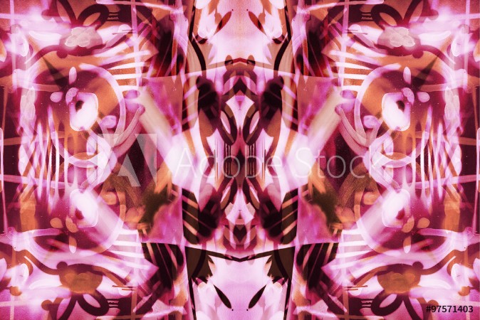 Image de Pink graffiti pattern background